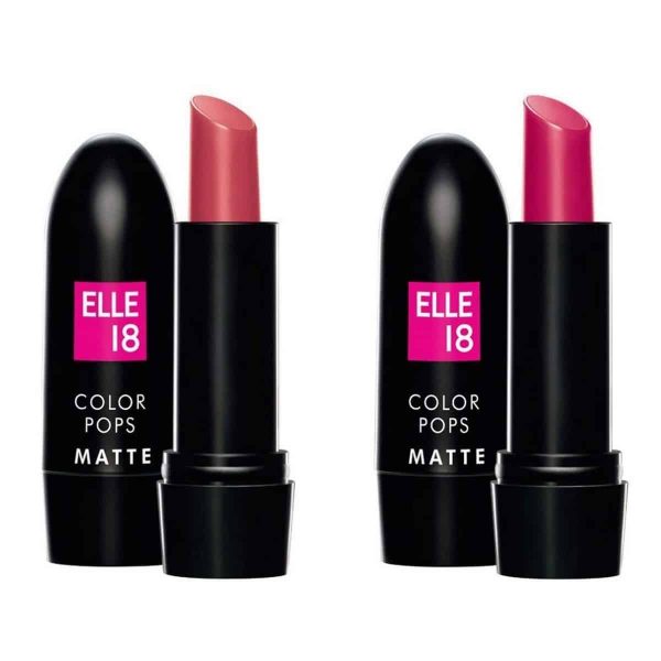 Elle 18 Combo Of Color Pop Matte Lip Colour Pink Kiss & Pink Show (4.3g)