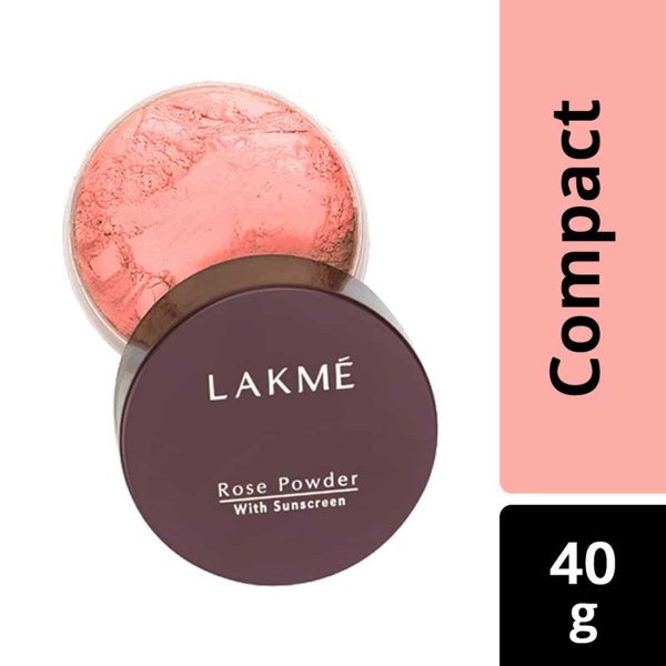 Elle 18 Eye Drama Kajal Bold Black (0.35g) & Lakme Rose Face Powder Warm Pink (40g) - Image 5