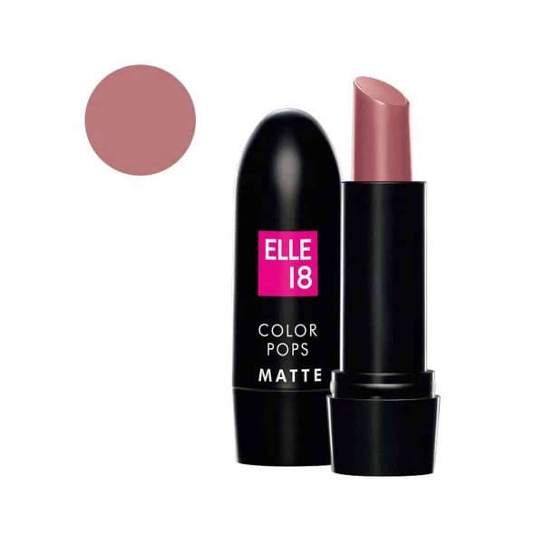 Elle18 Colors Pop Matte Mauve Dat (4.3 g)and Eye Drama Kajal (0.35 g) - Image 2