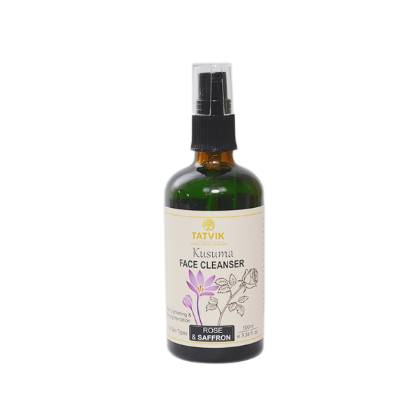 Tatvik Kusuma Face Cleanser Rose & Saffron (100ml) - Image 2