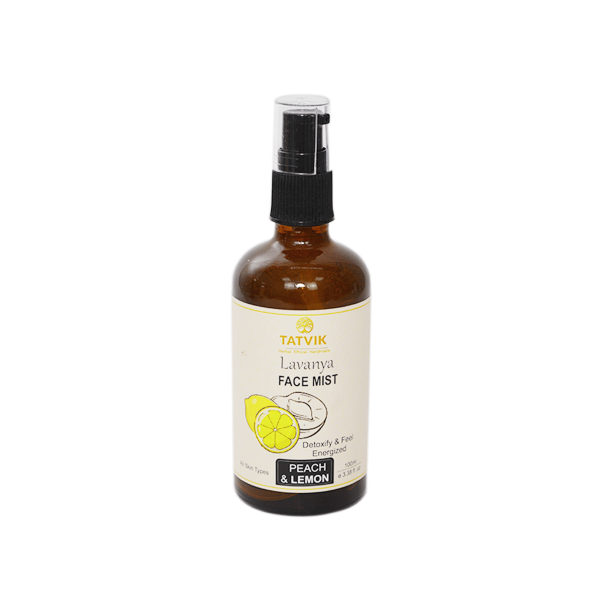 Tatvik Lavanya Face Mist Peach & Lemon (100ml) - Image 2