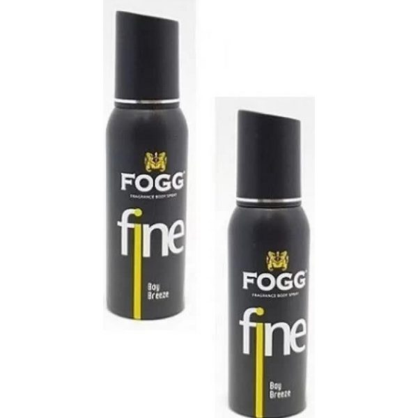 FOGG Fine Bay Breeze Body Spray For Men & Women  (200 g, Pack of 2)