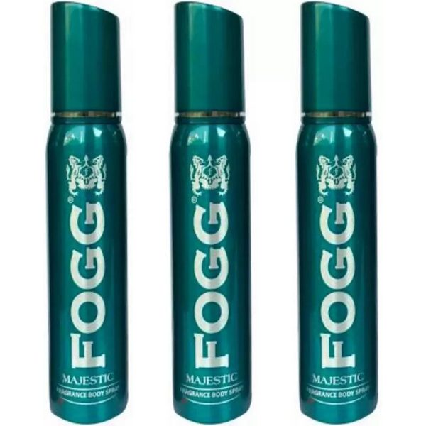 FOGG majestic Deodorant Spray - For Men (360 ml, Pack of 3) (120 ml each)