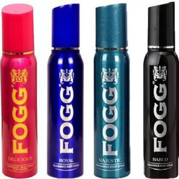 Fogg Royal +Marco +Majestic +Delicious Pack Of 4 Perfume - 120 Ml  (For Men & Women)