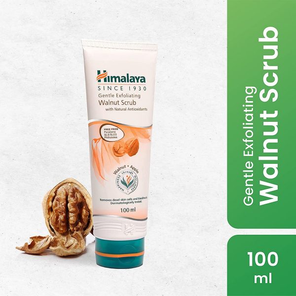 Himalaya Herbals Gentle Exfoliating Walnut Scrub (100 gram) - Image 3