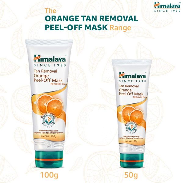 Himalaya Herbals Tan Removal Orange Peel-off Mask (100 gram) - Image 8