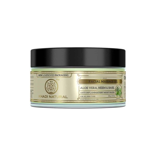 Khadi Natural Alovera Neem & Basil Face Massage Gel (100g)