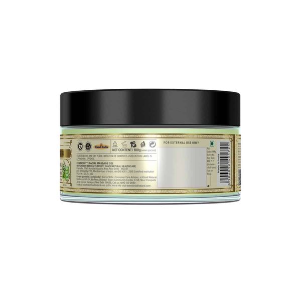 Khadi Natural Alovera Neem & Basil Face Massage Gel (100g) - Image 3