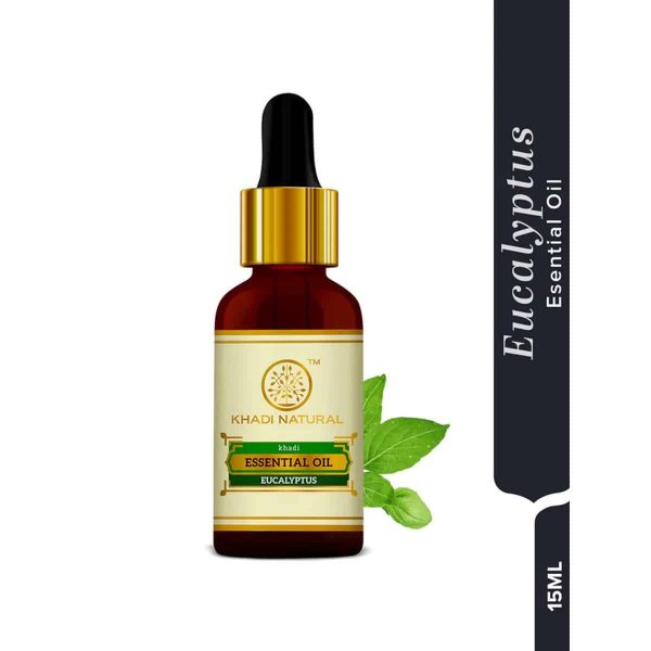 Khadi Natural Eucalyptus Essential Oil (15 ml) - Image 3
