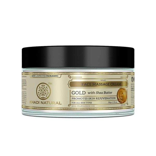 Khadi Natural Face Gold Massage Cream (50 g)