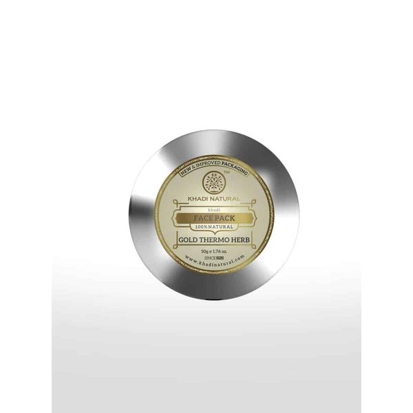 Khadi Natural Gold Thermo Herb Skin Tightening Face Pack - Image 2