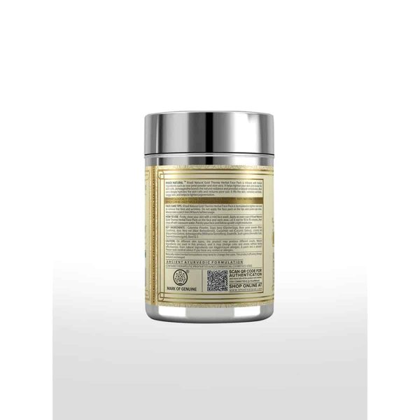 Khadi Natural Gold Thermo Herb Skin Tightening Face Pack - Image 3