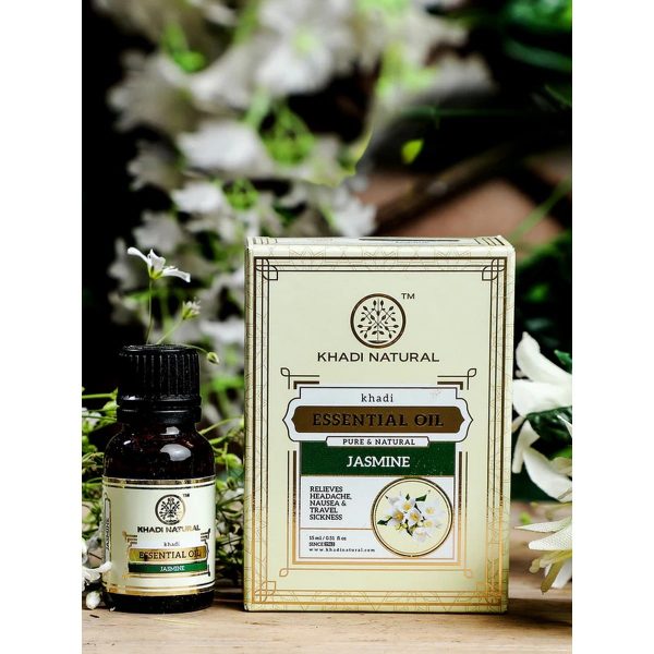 Khadi Natural Jasmine Essential Oil (15 ml) - Image 6