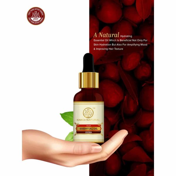 Khadi Natural Jojoba Essential Oil (15 ml) - Image 5