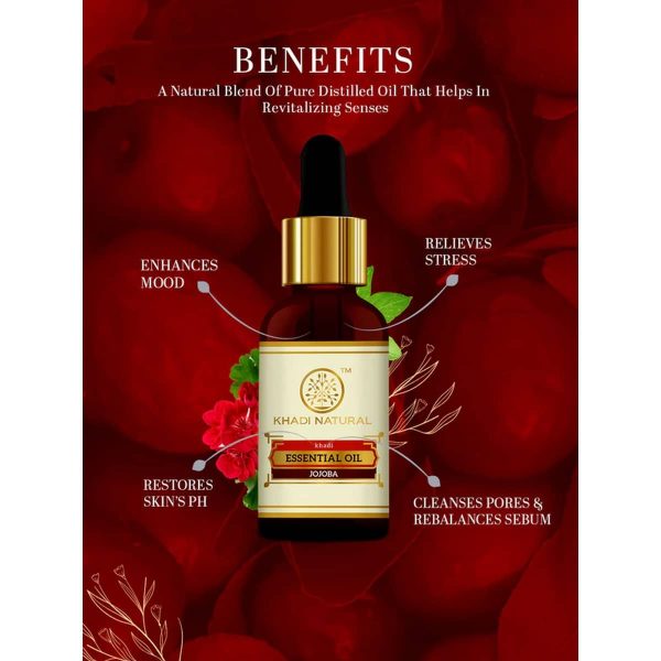 Khadi Natural Jojoba Essential Oil (15 ml) - Image 4