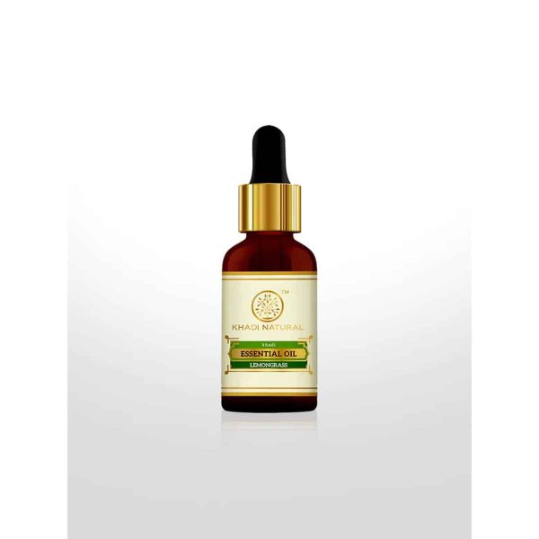 Khadi Natural Lemongrass Essential Oil (15 ml)