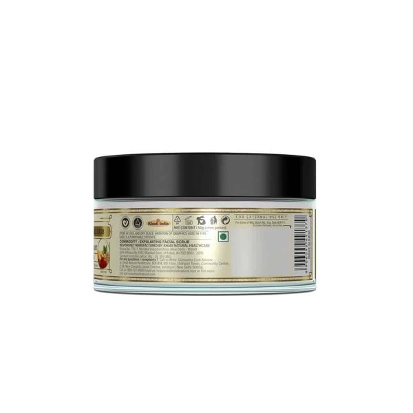 Khadi Natural Rose & Walnut Apricot Scrub (50 gm) - Image 2