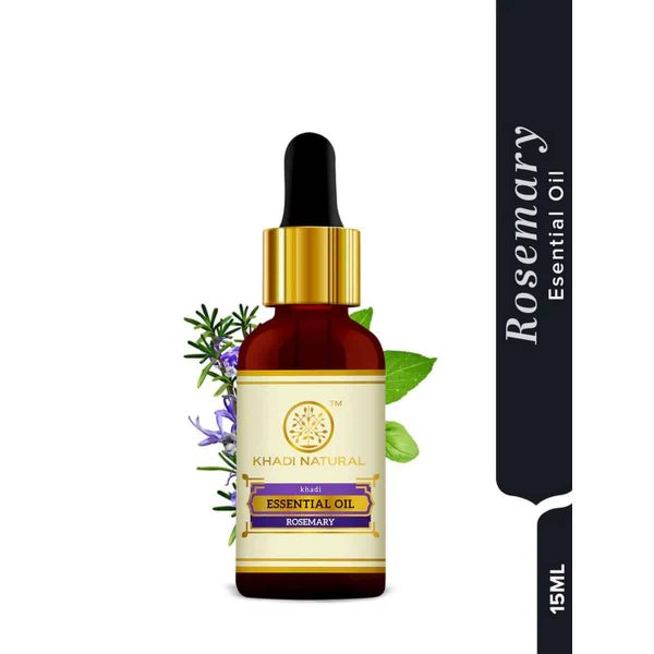 Khadi Natural Rosemary Essential Oil (15 ml) - Image 3