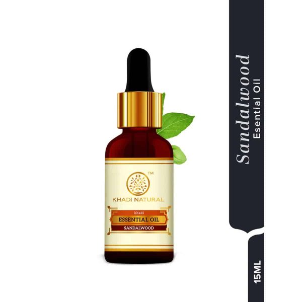 Khadi Natural Sandalwood Essential Oil (15 ml) - Image 3