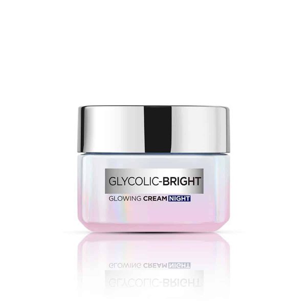 L'Oreal Glycolic Bright Glowing Night Cream (15 ml)