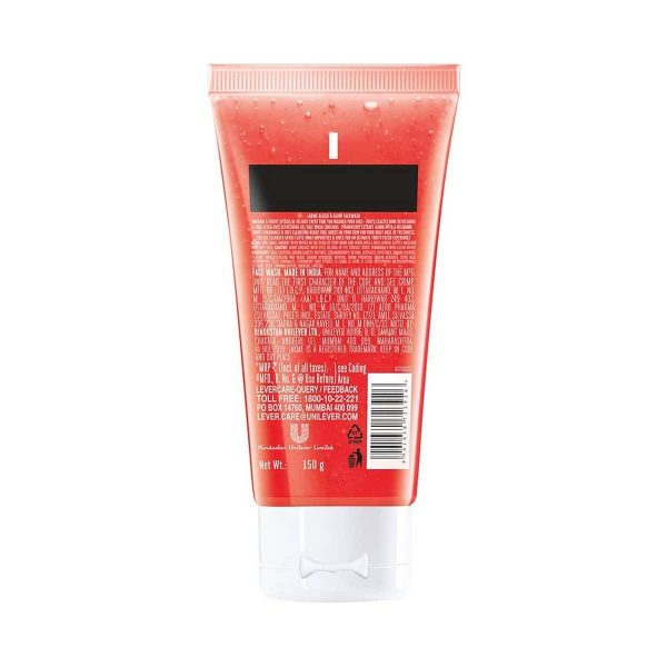 Lakme Blush & Glow Strawberry Freshness Gel Face Wash (150 gm) - Image 3