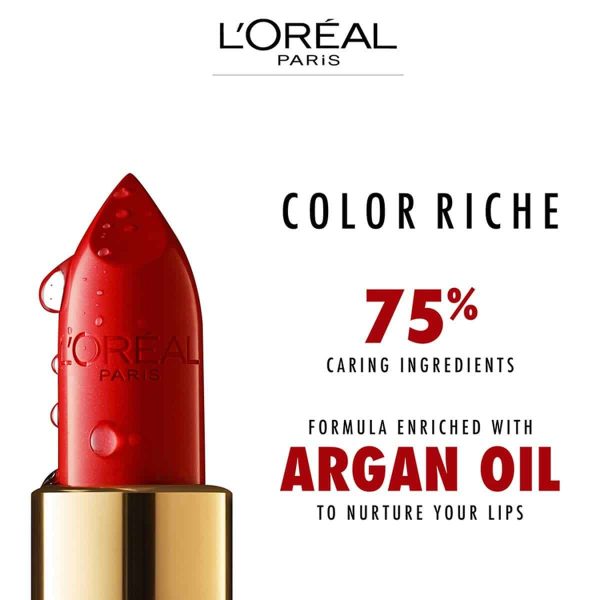 Loreal Colour Riche Lipstick 766 Plum Explosion (10.4 grams) - Image 2