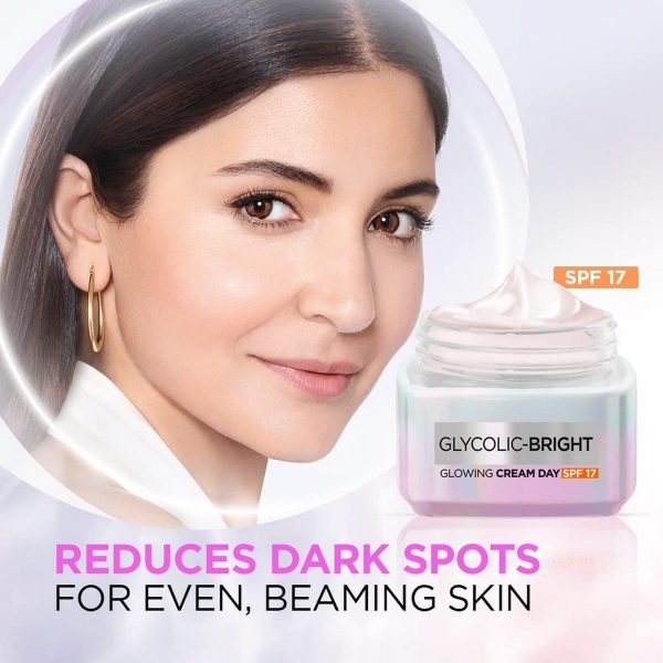 Loreal Glycolic Bright Day Cream SPF 17 (50 ml) - Image 3