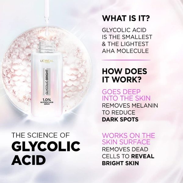Loreal Glycolic Bright Day Cream SPF 17 (50 ml) - Image 2