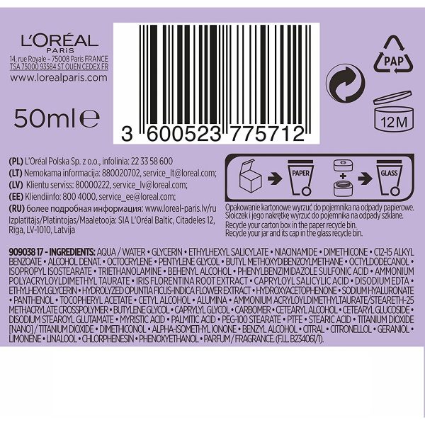 Loreal Hyaluron Specialist Day Cream Spf 20  (50 ml) - Image 2