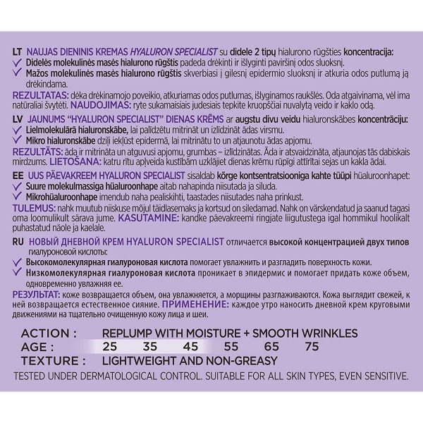Loreal Hyaluron Specialist Day Cream Spf 20  (50 ml) - Image 4
