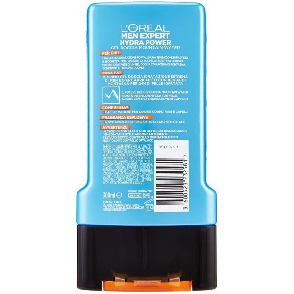 Loreal Men Expert Shower Gel Hydra Power (300 ml) - Image 2