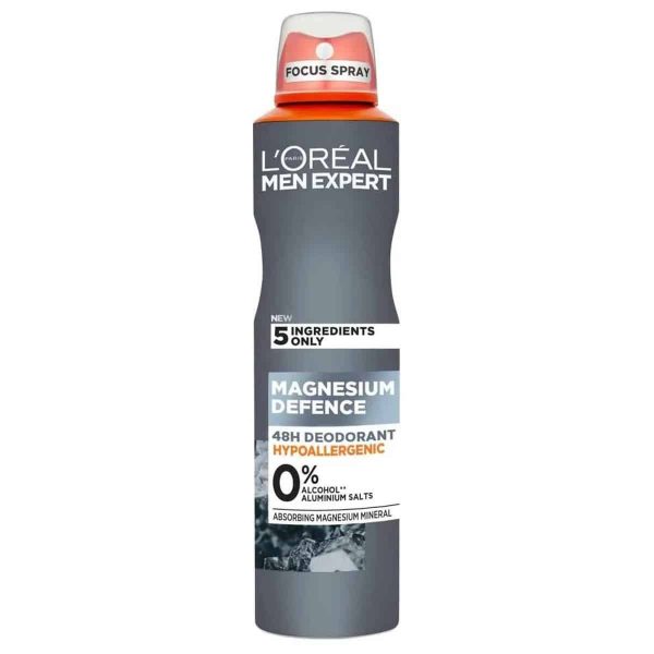 Loreal Men Magnesium Defence Deodorant (250 ml)