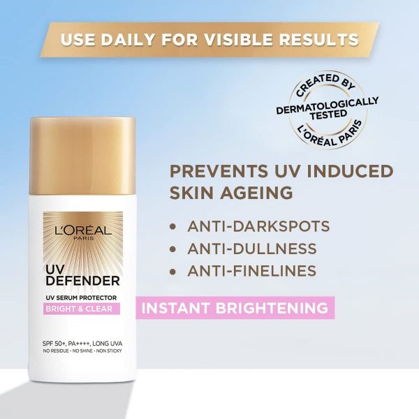 Loreal Paris UV Defender Serum SPF 50 (50 ml) - Image 3