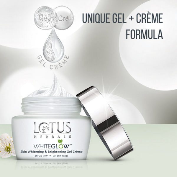 Lotus Herbals Whiteglow Skin Brightening Gel Cream Spf 25 Pa+++ - Image 3
