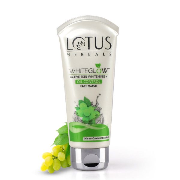 Lotus Herbals Whiteglow Skin Brightening + Oil Control Facewash (100 gm)