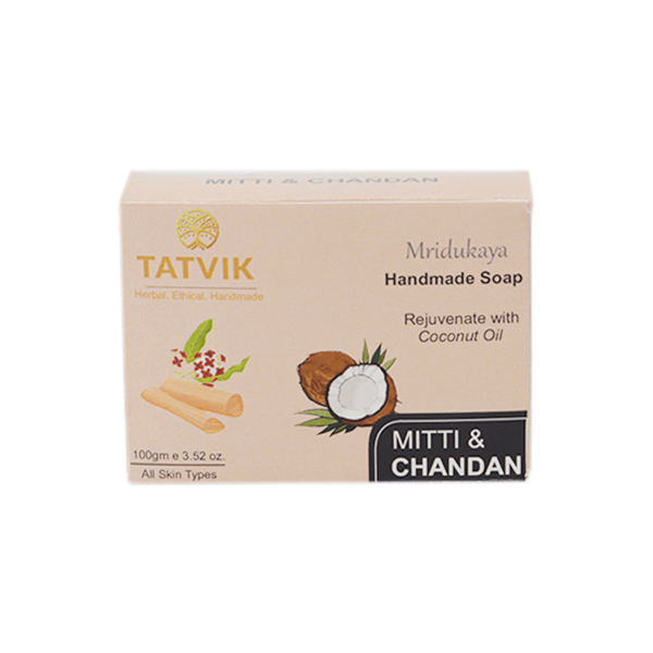Tatvik Mridukaya Handmade Soap Mitti & Chandan