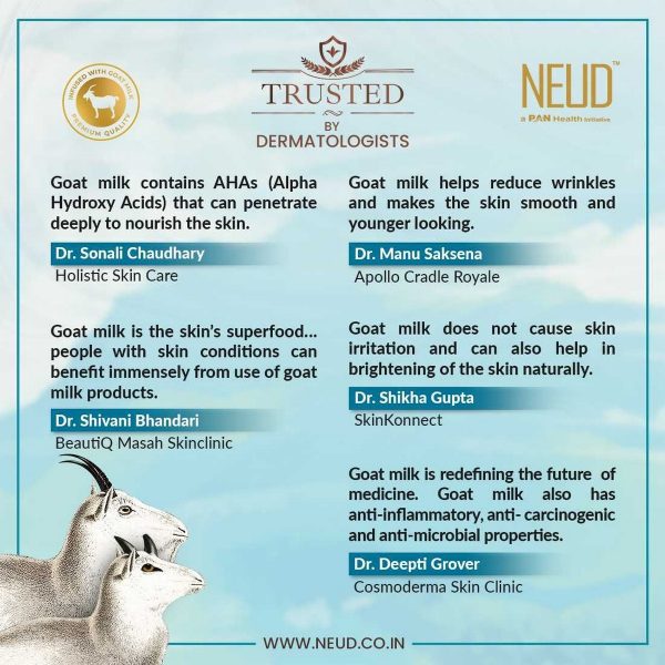Neud Goat Milk Premium Face Wash (300 ml) - Image 5