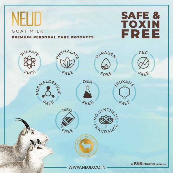 Neud Goat Milk Premium Face Wash (300 ml) - Image 4