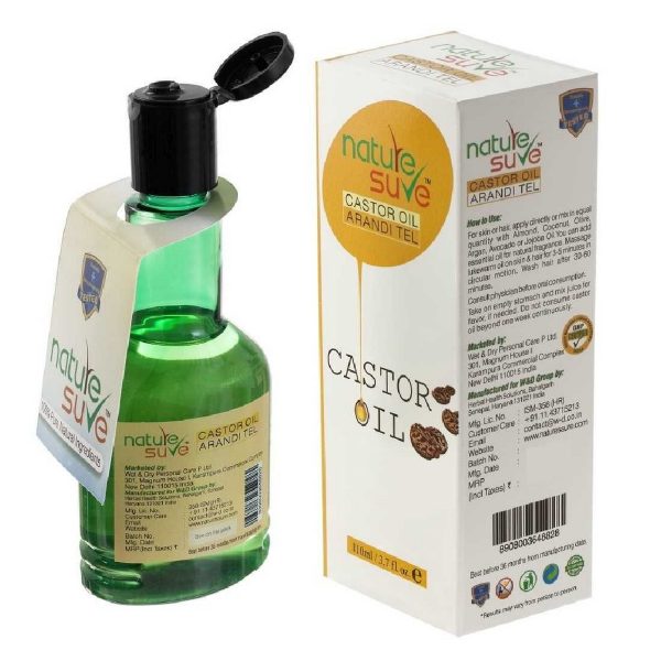 Nature Sure Castor Oil Arandi Tail for Men and Women - (110 ml Each Pack) - Image 2