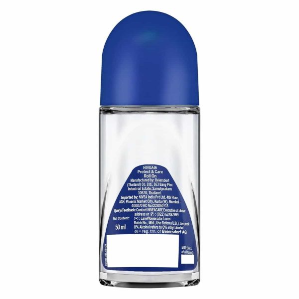 Nivea Deodorant Roll On Protect & Care (50 ml) - Image 2