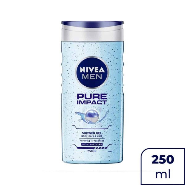 Nivea Men's Shower Gel Pure Impact (250 ml)