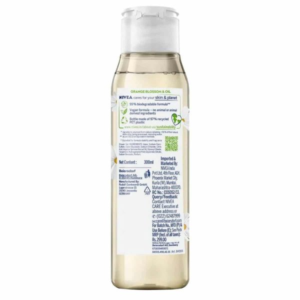 Nivea Shower Gel Orange Blossom & Oil (300 ml) - Image 2