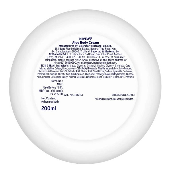 Nivea Soft Aloe Moisturising Cream (100 ml) - Image 2