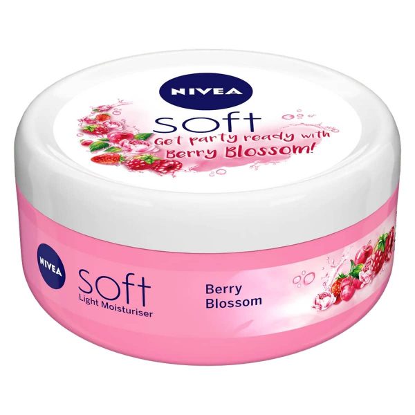 Nivea Soft Moisturising Cream Berry Blossom (100 ml) - Image 4