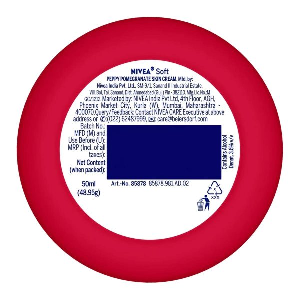Nivea Soft Scents Moisturising Cream (100 ml) - Image 4