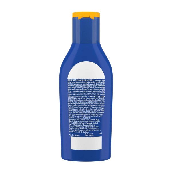 Nivea Sun Moisturising Lotion Spf 50 (75 ml) - Image 2