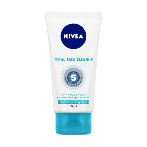 Nivea Total Face Clean Up (100 ml) - Image 2