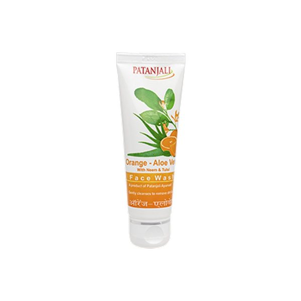 Patanjali Orange Aloevera Face Wash (100gram)