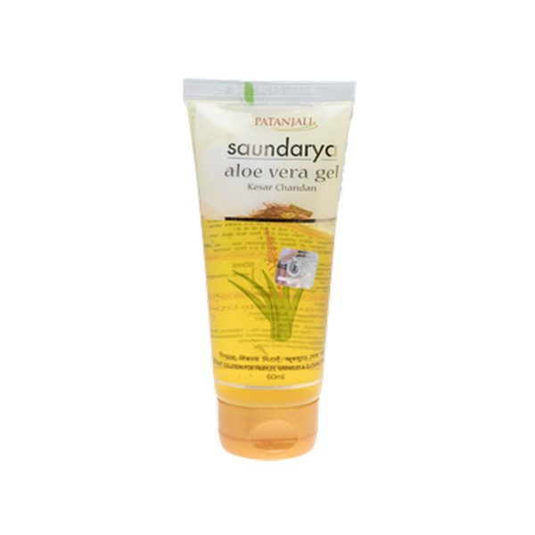 Patanjali Saundarya Aloe Vera Gel Kesar Chandan (60ml)