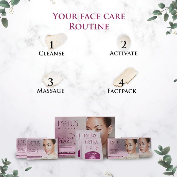 Radiant Pearl Cellular Lightening Salon Grade 4 Facial Kit - Image 2